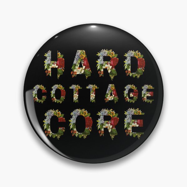 Item preview, Funny Hard Cottage Core, Cottagecore, Flowers, Roses, Floral, Bouquet #1 Black designed and sold by sherry1229.