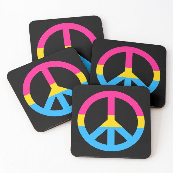 Item preview, Pansexual Peace Symbol designed and sold by Pridish.