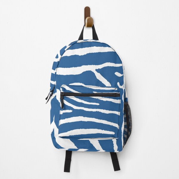 Item preview, Zebra Wild Animal Print 269 Blue and White designed and sold by tonymagnerart.