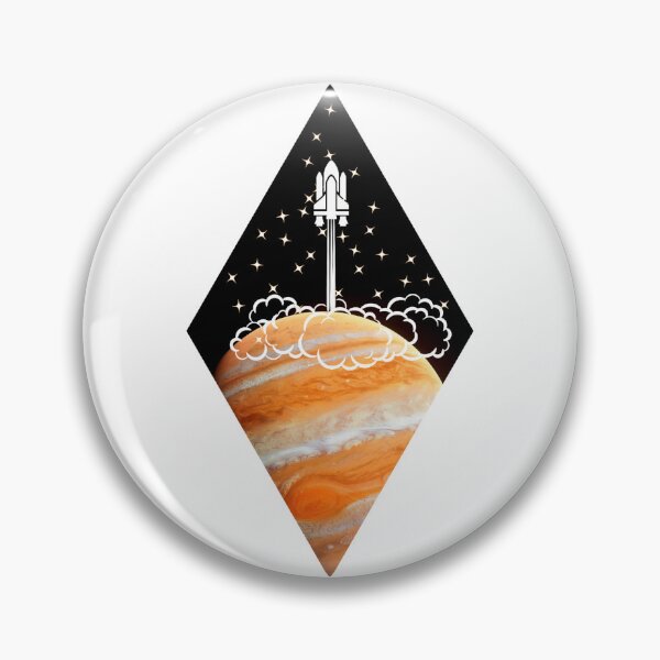Item preview, Cool planet with space shuttle and flag designed and sold by Mirksaz-designs.