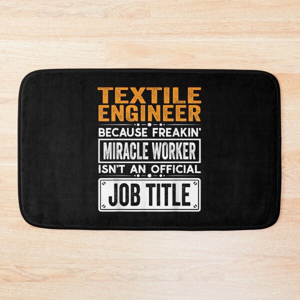 Item preview, Textile engineer Because Freaking Miracle Worker Isn’t an Official Job Title, Textile engineer Christmas Fathers Day shirt designed and sold by xlnv.