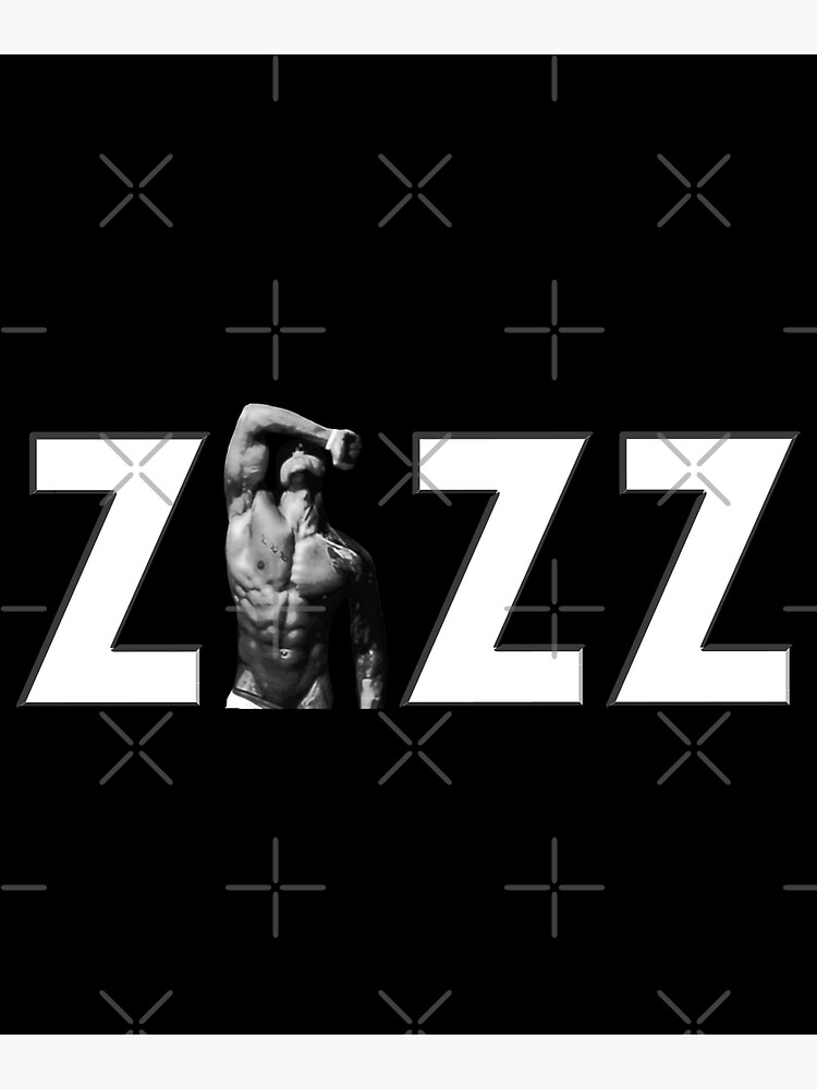 "Zyzz text pose" Poster for Sale by Meduzio Redbubble