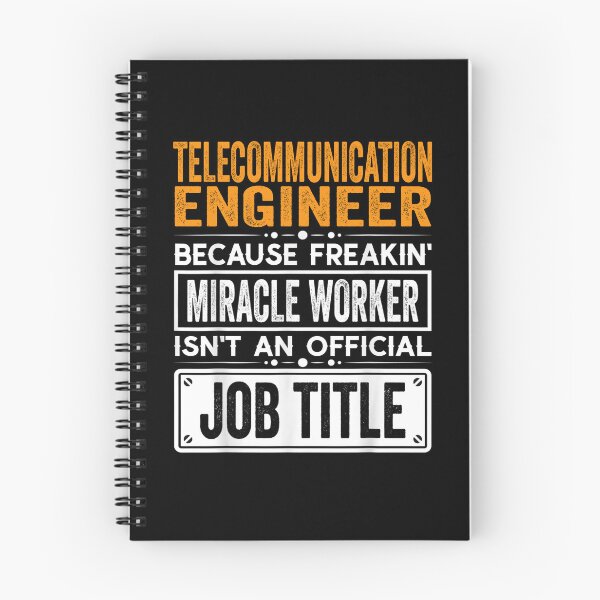 Item preview, Telecommunications engineer Because Freaking Miracle Worker Isn’t an Official Job Title, Telecommunications engineer Christmas Fathers Day shirt designed and sold by xlnv.