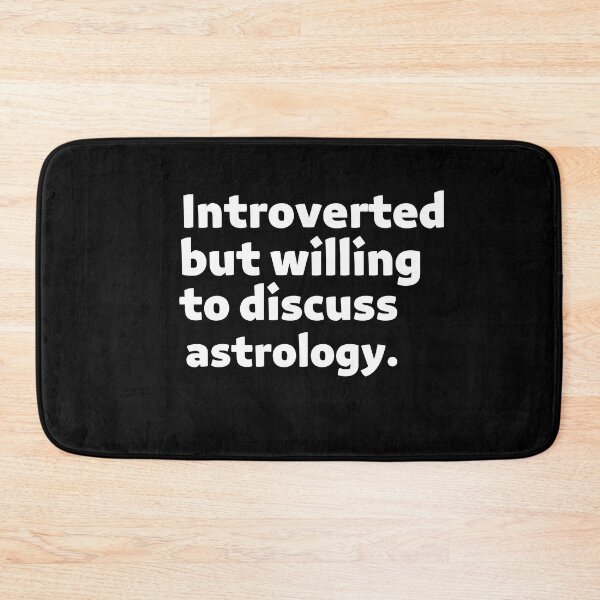 Item preview, Introverted but willing to discuss astrology designed and sold by beautifulworld9.