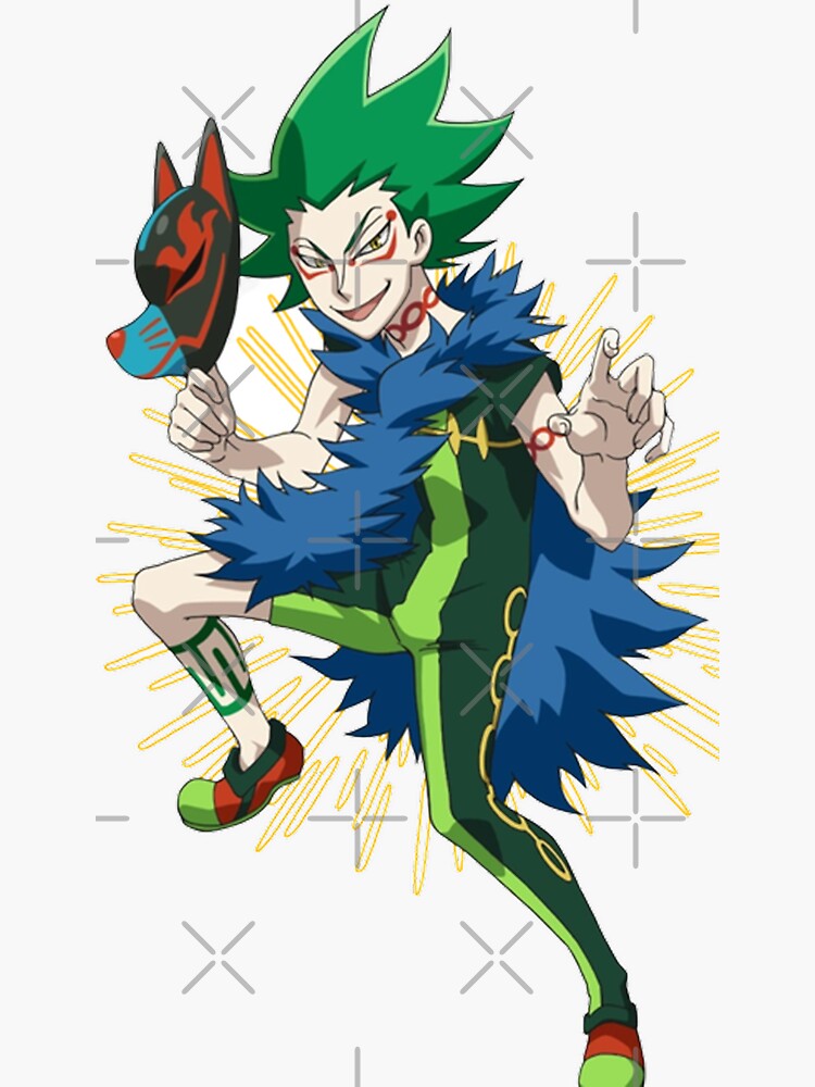 Shu Kurenai Aesthetic?- Beyblade Burst Sticker for Sale by AyushTuber