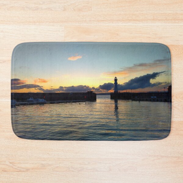 Item preview, Harbour Lighthouse at Sunset designed and sold by CrowFriend.