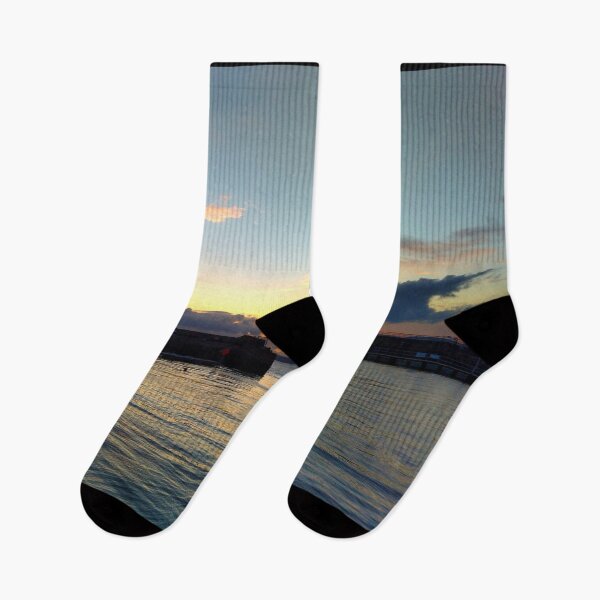 Item preview, Harbour Lighthouse at Sunset designed and sold by CrowFriend.