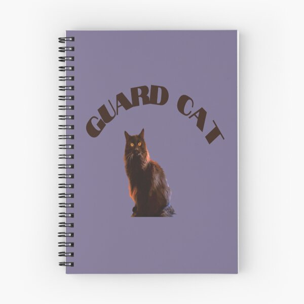 Item preview, Guard Cat Neighborhood Cats Watch Rum Light Purple Background designed and sold by India2022.
