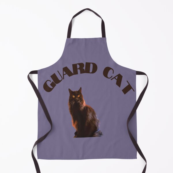 Item preview, Guard Cat Neighborhood Cats Watch Rum Light Purple Background designed and sold by India2022.