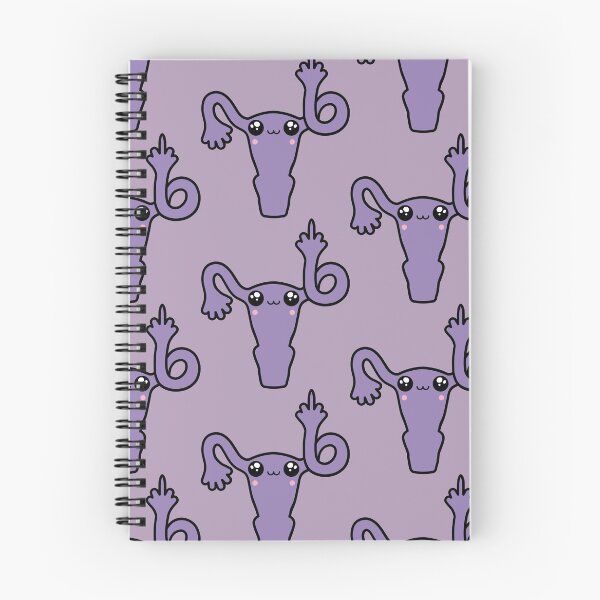Item preview, Middle Finger Uterus - Purple designed and sold by LeaveHeardAlone.