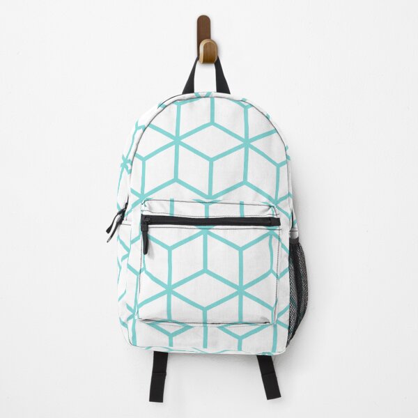Item preview, Geometric Cube Pattern 136 Aqua designed and sold by tonymagnerart.