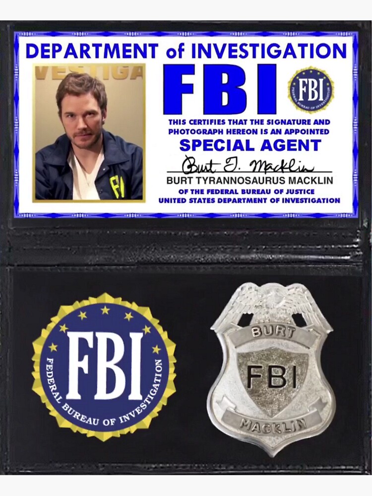 Special Agent Photo ID Card - Custom ID Badges - Agent Gear USA
