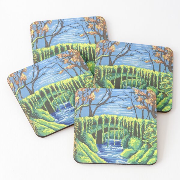 Item preview, Mossy Cozy Forest Bridge designed and sold by TorpedoBubble.
