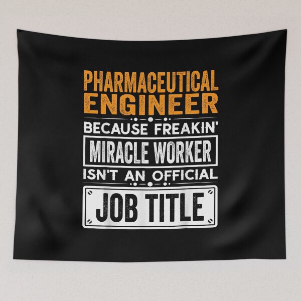 Item preview, Pharmaceutical engineer Because Freaking Miracle Worker Isn’t an Official Job Title, Pharmaceutical engineer Christmas Fathers Day shirt designed and sold by xlnv.
