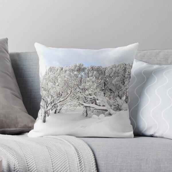 Thinking about the Snow (and how to get back there!) Throw Pillow
