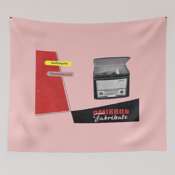 Item preview, OMIKRON FABRICATE RECORD PLAYER designed and sold by ThrowbackAds.
