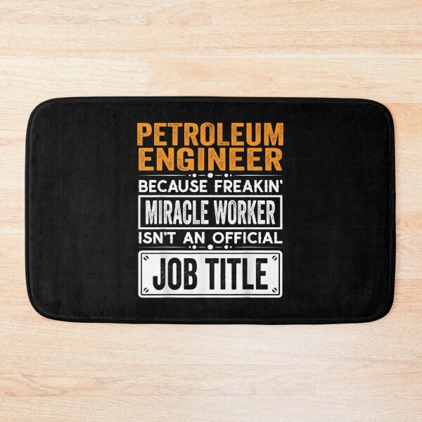 Item preview, Petroleum engineer Because Freaking Miracle Worker Isn’t an Official Job Title, Petroleum engineer Christmas Fathers Day shirt designed and sold by xlnv.