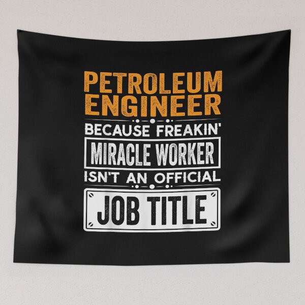 Item preview, Petroleum engineer Because Freaking Miracle Worker Isn’t an Official Job Title, Petroleum engineer Christmas Fathers Day shirt designed and sold by xlnv.
