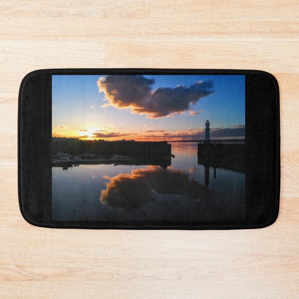 Item preview, Harbour Mirror at Sunset designed and sold by CrowFriend.