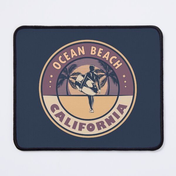 Item preview, Ocean Beach California Vintage Summer Surfing Design designed and sold by CynthiaGraphics.