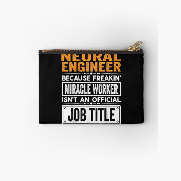 Item preview, Neural engineer Because Freaking Miracle Worker Isn’t an Official Job Title, Neural engineer Christmas Fathers Day shirt designed and sold by xlnv.
