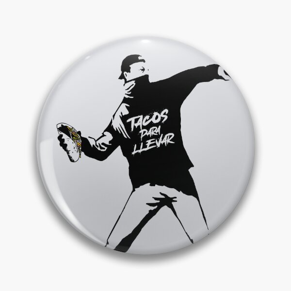 Item preview, Tacos para llevar, chica Bansky designed and sold by LatinoPower.