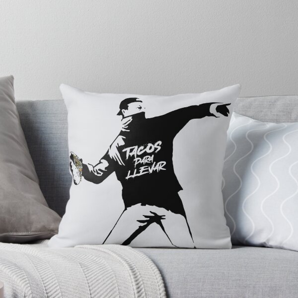Item preview, Tacos para llevar, chica Bansky designed and sold by LatinoPower.