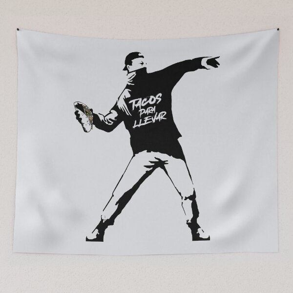 Item preview, Tacos para llevar, Bansky girl designed and sold by LatinoPower.