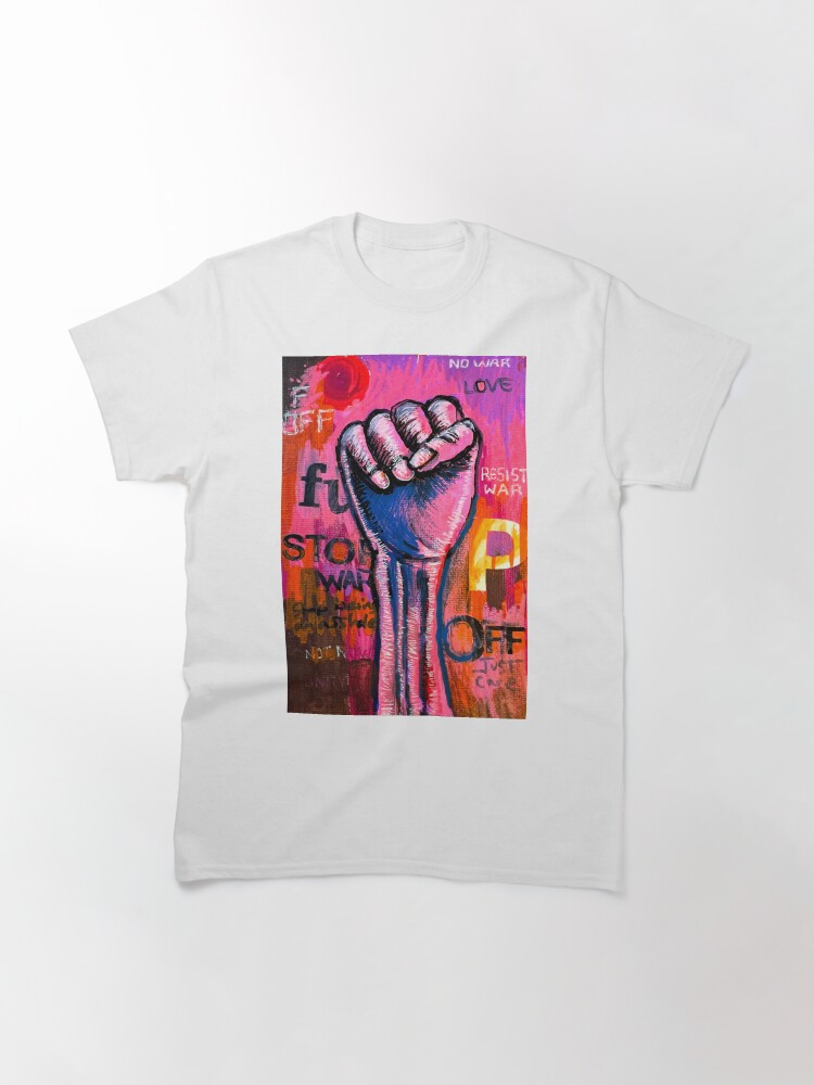 Thumbnail 2 of 7, Classic T-Shirt, STOP VIOLENCE designed and sold by AllanLinder.