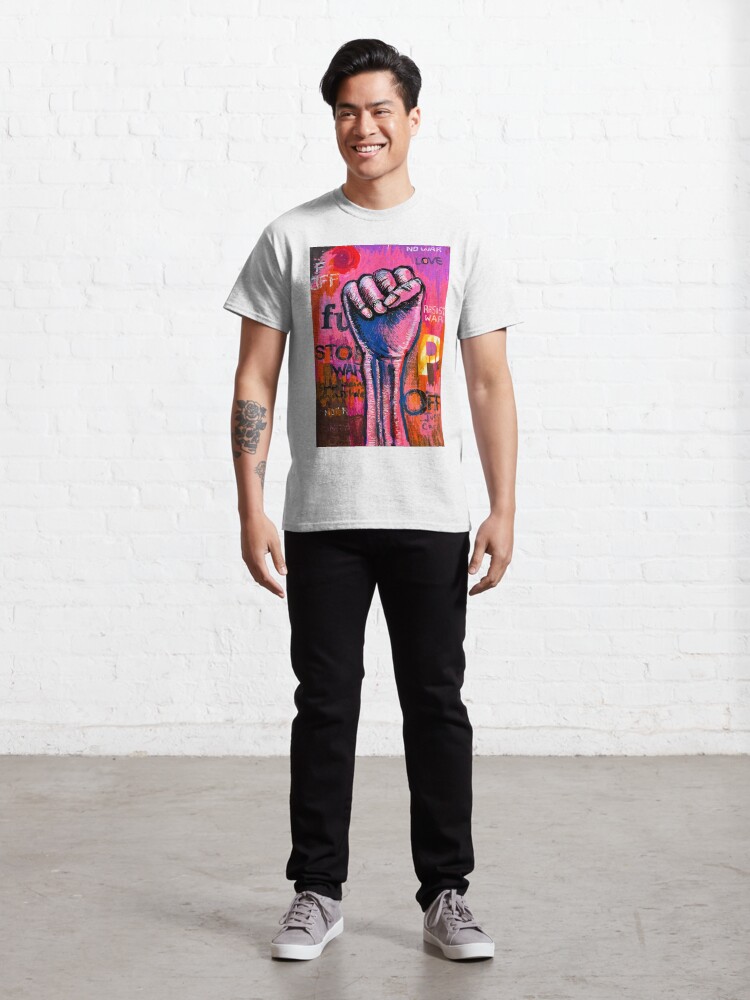 Thumbnail 3 of 7, Classic T-Shirt, STOP VIOLENCE designed and sold by AllanLinder.