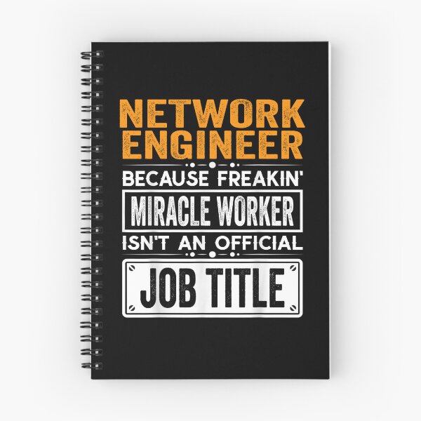 Item preview, Network engineer Because Freaking Miracle Worker Isn’t an Official Job Title, Network engineer Christmas Fathers Day shirt designed and sold by xlnv.