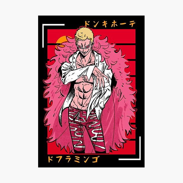 Doflamingo Logo Photographic Prints For Sale Redbubble