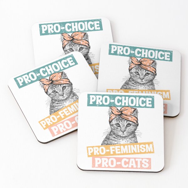 Item preview, Pro Choice Pro Feminism Pro Cats designed and sold by dev11588.