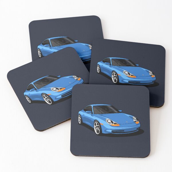 Item preview, Future Classic 911 German Sports car 996 ( blue ocean) designed and sold by SketchNinja.
