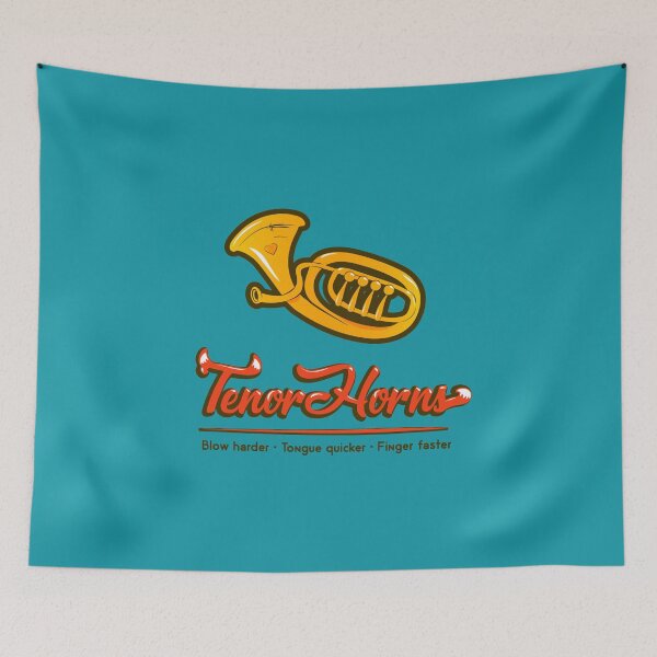 Item preview, Tenor Horn fan shirt Peter and the Foxes designed and sold by hatgirldesign.