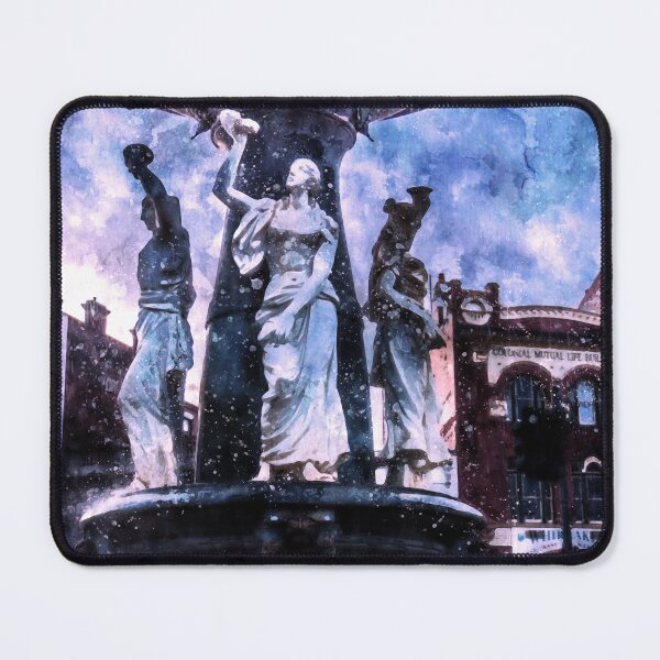 Item preview, Alexandra Fountain Watercolor designed and sold by Steven Jodoin.