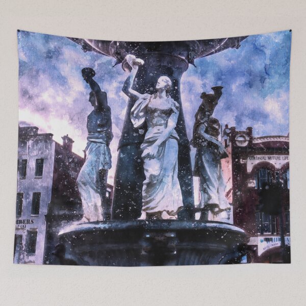 Item preview, Alexandra Fountain Watercolor designed and sold by Steven Jodoin.