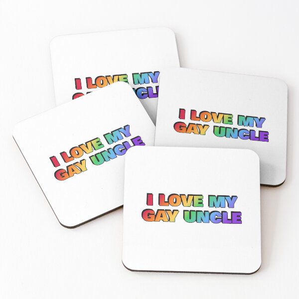 Item preview, I love my gay uncle - Pride rainbow colors designed and sold by Inspirationmotivation.