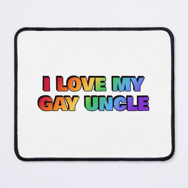 Item preview, I love my gay uncle - Pride rainbow colors designed and sold by Inspirationmotivation.