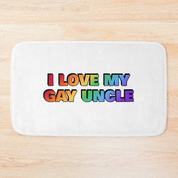 Item preview, I love my gay uncle - Pride rainbow colors designed and sold by Inspirationmotivation.
