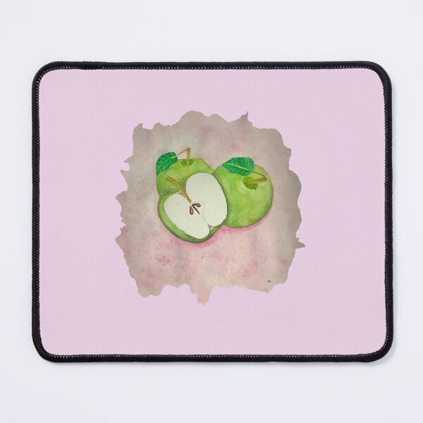 Item preview, Watercolor apples with free and cheerful background designed and sold by altairaleon.