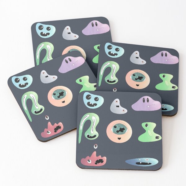 Item preview, Friendly Slime Monsters designed and sold by pocketurtle.