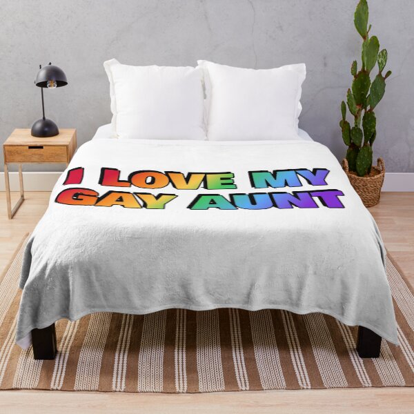 Item preview, I love my gay aunt - Pride rainbow colors designed and sold by Inspirationmotivation.