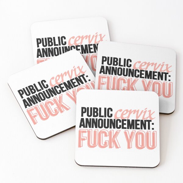 Item preview, Public Cervix Announcement designed and sold by carly-kent.