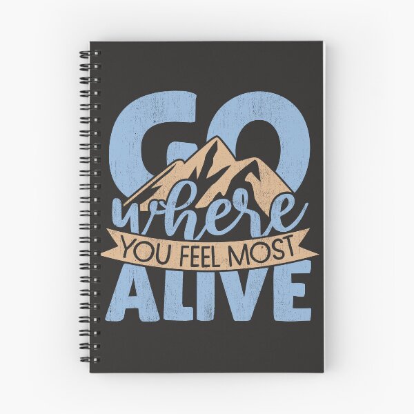 Item preview, Go Where You Feel Most Alive designed and sold by Ayurveda Fun Store.