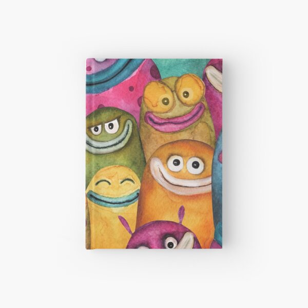 Lipped Creatures Illustrations Hardcover Journal