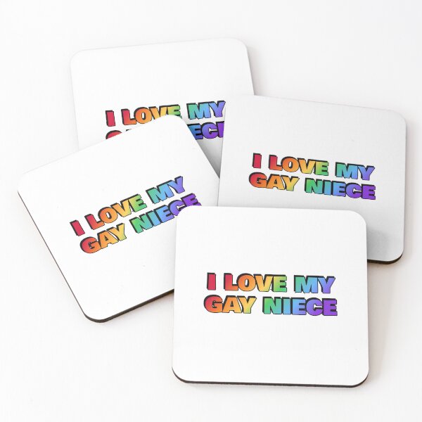 Item preview, I love my gay niece - Pride rainbow colors designed and sold by Inspirationmotivation.