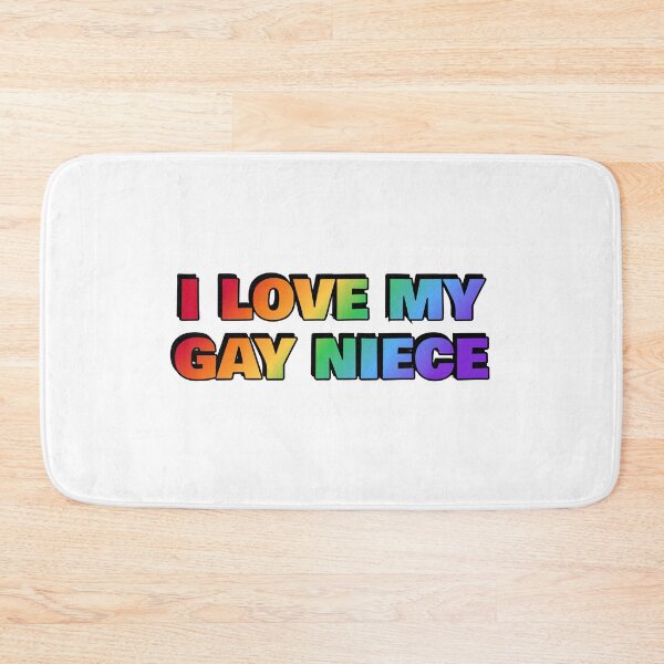 Item preview, I love my gay niece - Pride rainbow colors designed and sold by Inspirationmotivation.