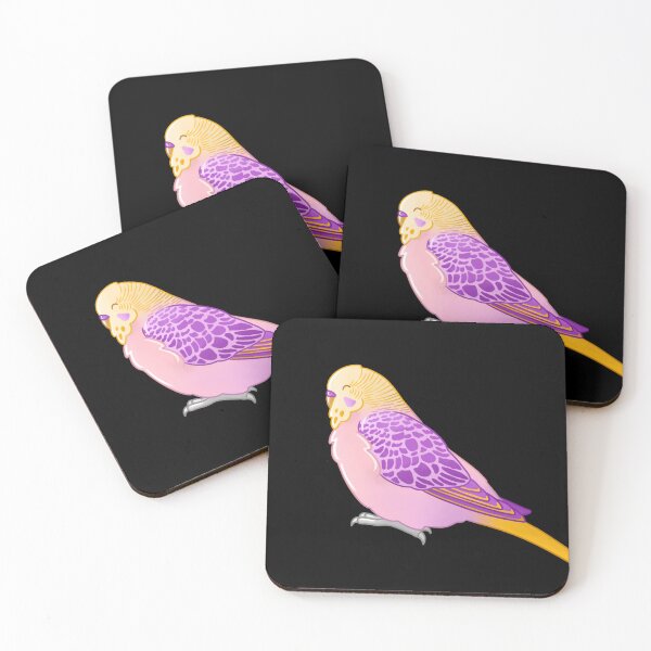 Item preview, Trixic Pride Budgie designed and sold by AdoraBirdArt.