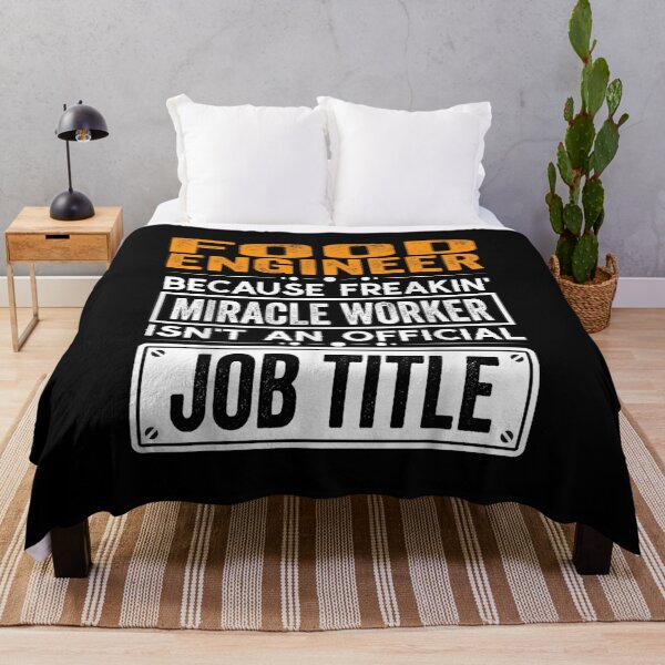 Item preview, Food engineer Because Freaking Miracle Worker Isn’t an Official Job Title, Food engineer Christmas Fathers Day shirt designed and sold by xlnv.
